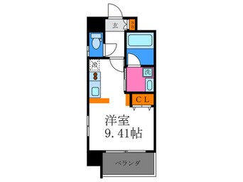 間取図 ベラジオ京都神泉苑（６０３）