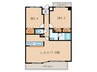 ＭＩＮＴ甲子園三番町 2LDKの間取り