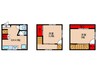 出在家町戸建 2DKの間取り
