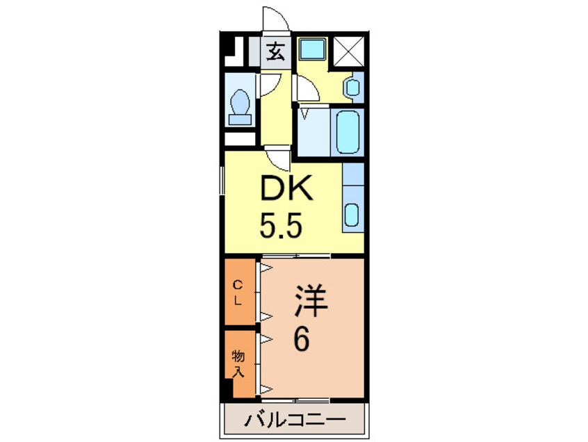 間取図 キュ－ブ