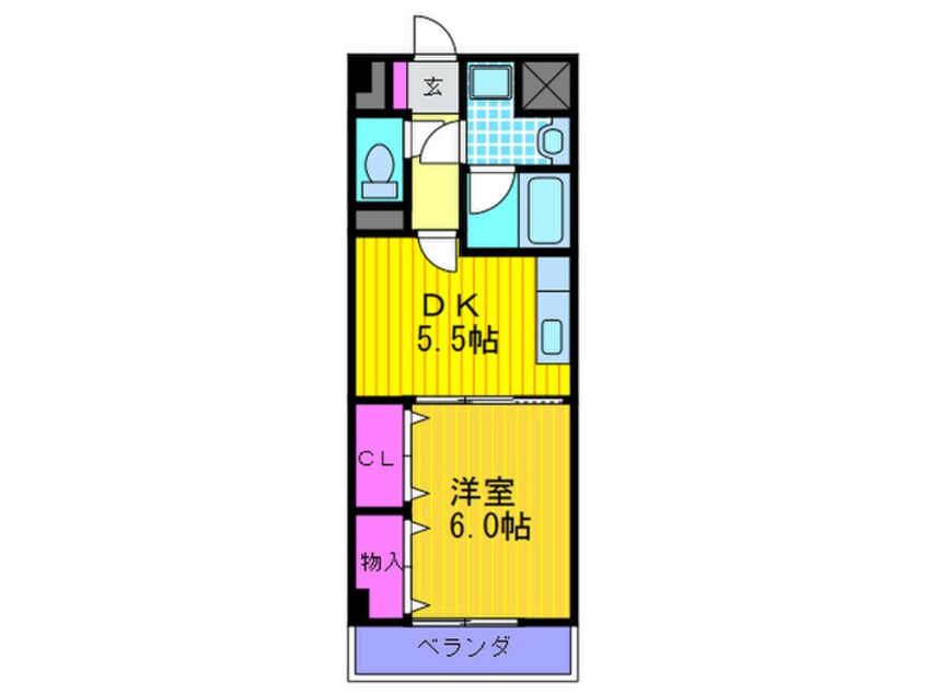 間取図 キュ－ブ