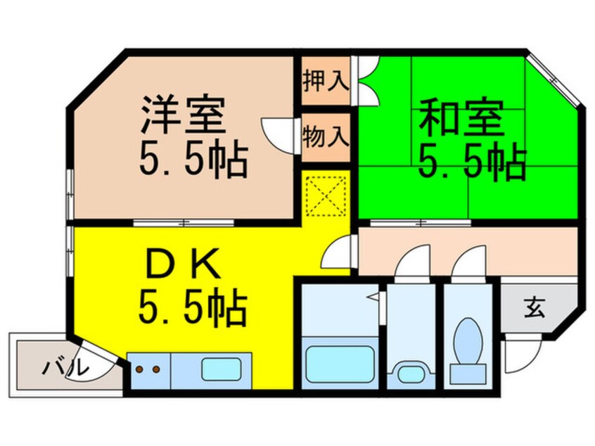 間取図 パラティ－前本