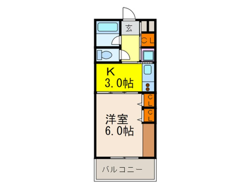 間取図 レイドール箕面