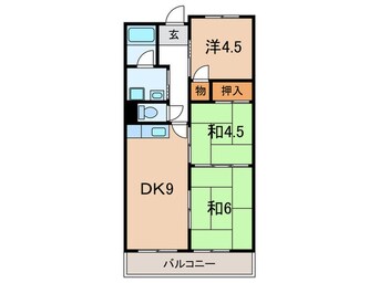 間取図 コーポ上口