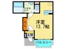 リュエルメゾンＴＹⅡ 1Rの間取り