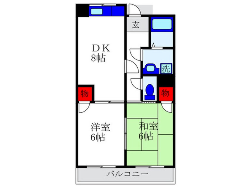 間取図 オリーブハイツ