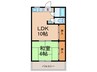 日野上ハイツ 1LDKの間取り