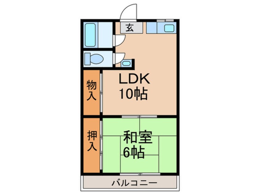 間取図 日野上ハイツ