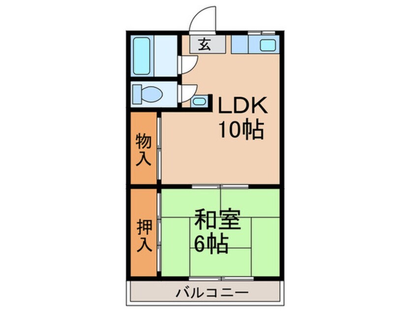 間取図 日野上ハイツ