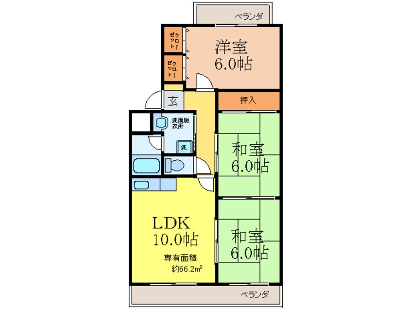 間取図 メゾン辻