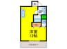 光信ビル 1Rの間取り