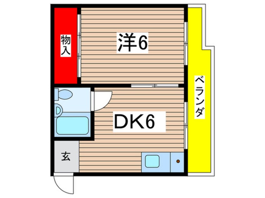 間取図 エリ－タ半町