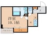 Rita椥辻 1Kの間取り