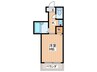 橋本マンション 1Kの間取り