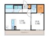 ＦｌｏｒｉａⅡ 1LDKの間取り