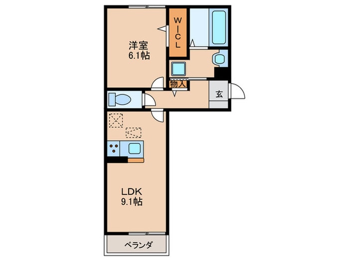 間取り図 ＦｌｏｒｉａⅡ