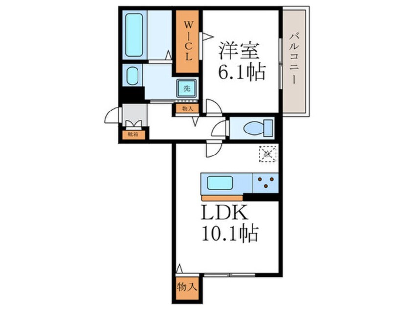 間取図 ＦｌｏｒｉａⅡ