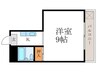 昇栄マンション 1Kの間取り