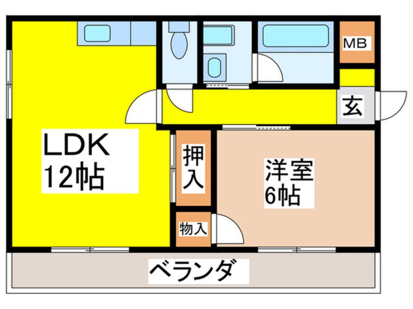 間取図 アネックス住之江