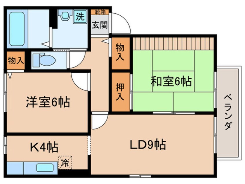 間取図 モンテカンパ－ニャＣ棟