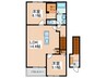 House　Eureka 2LDKの間取り