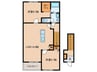 House　Eureka 2LDKの間取り