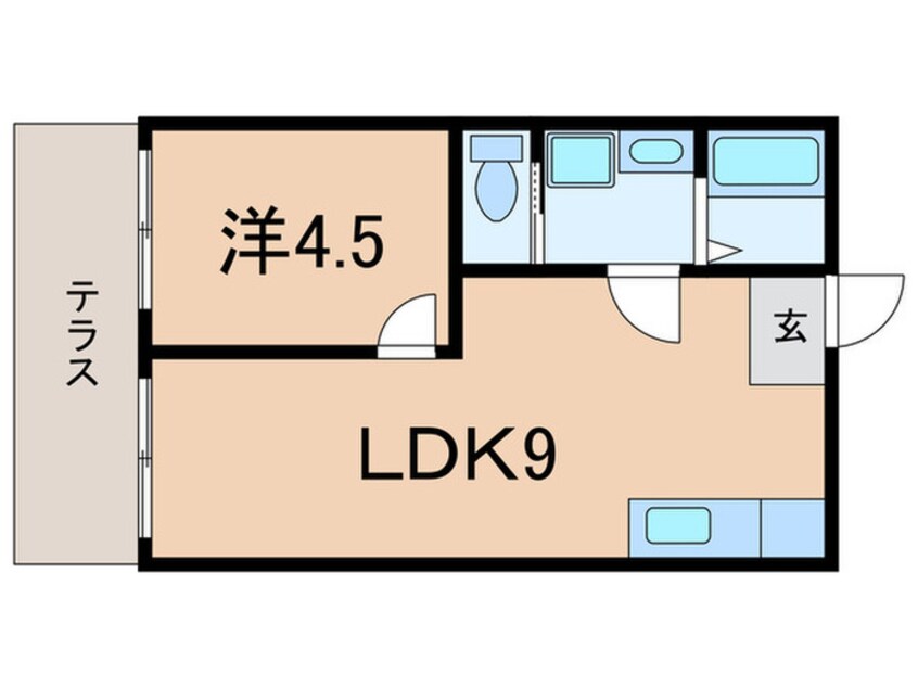 間取図 リバーハイツ西昆陽ＷＥＳＴ