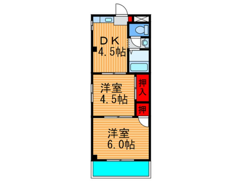 間取図 プライムコート