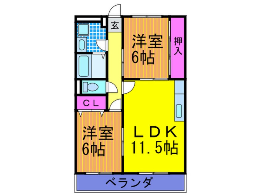 間取図 福樹園