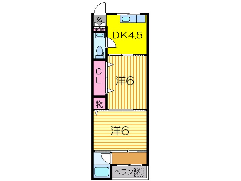 間取図 グリーンハイツ寺尾