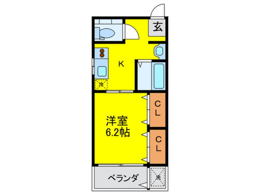 間取図 ウエルヴィレッジ阿倍野