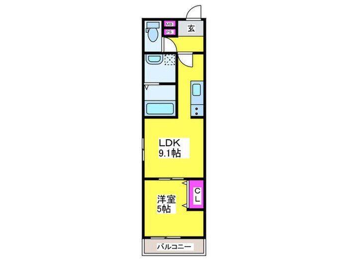 間取り図 フジパレス上住吉