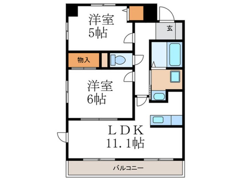 間取図 フローレンスさがの