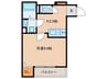 Urban Nest 天神ノ森 1Kの間取り