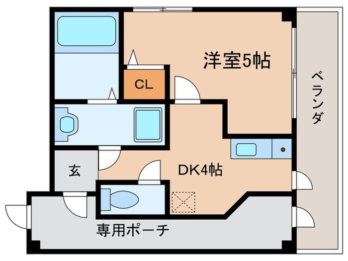 間取り図 ﾘ-ﾌｼﾞｬﾙﾀﾞﾝ･ﾚｼﾞﾃﾞﾝｽﾀﾜ-