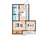 ロ－ズハイツ 2DKの間取り