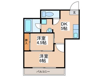 間取図 ロ－ズハイツ