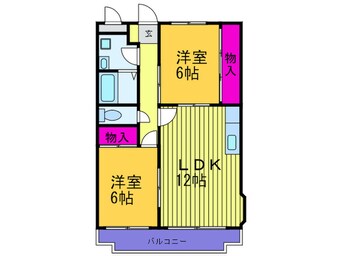 間取図 プロスペール羽柴
