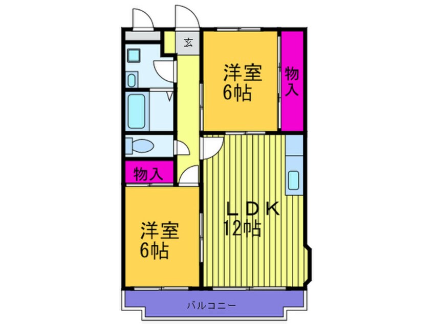 間取図 プロスペール羽柴