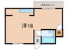 メゾンド多聞 1Rの間取り