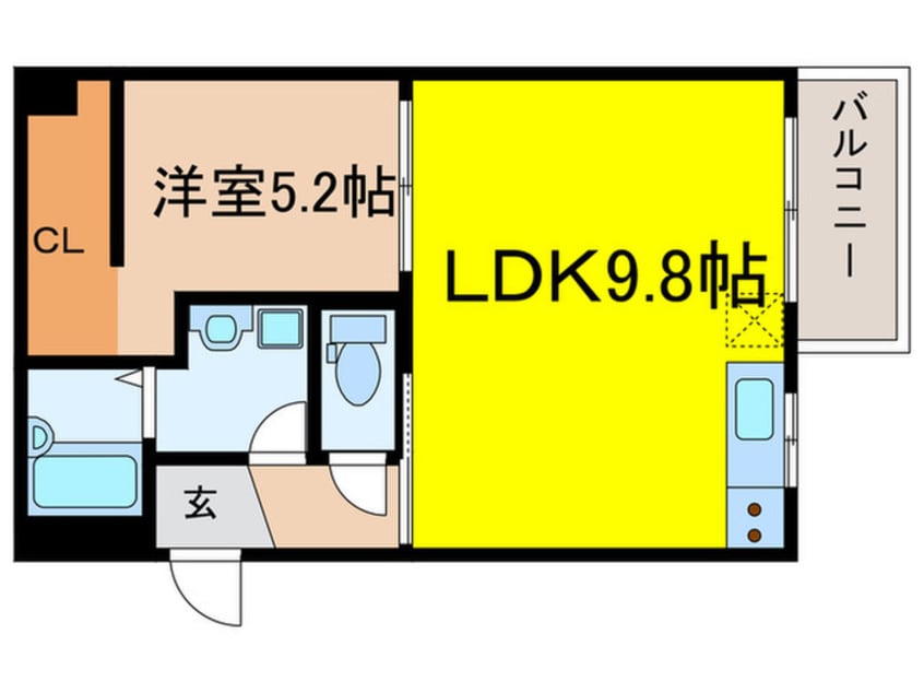 間取図 住吉ハイツI（201）
