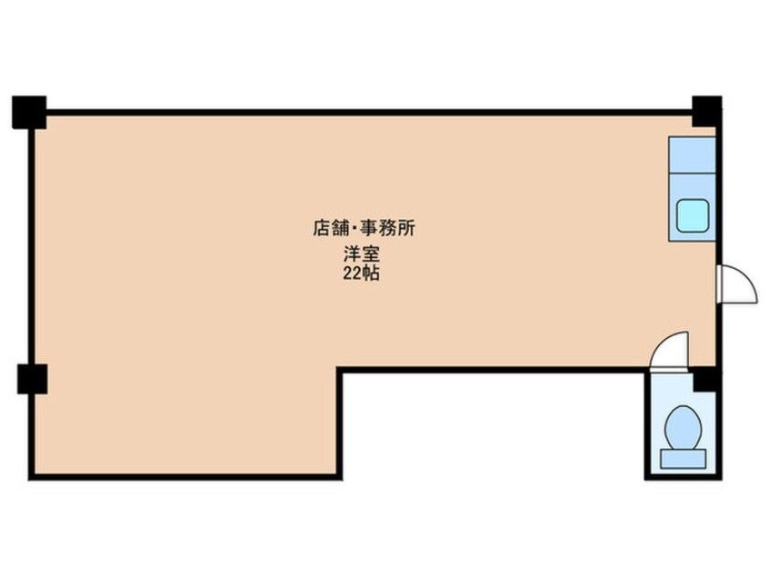 間取図 ゴ－ルデンパレス