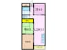 コンコード甲子園 3LDKの間取り
