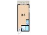 シャトーすずらんⅡ 1Rの間取り