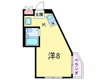 間取図 クリフサイド西岡本