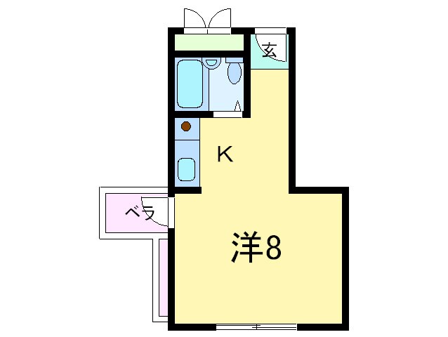 間取り図 クリフサイド西岡本