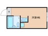 コーポ聖 1Rの間取り