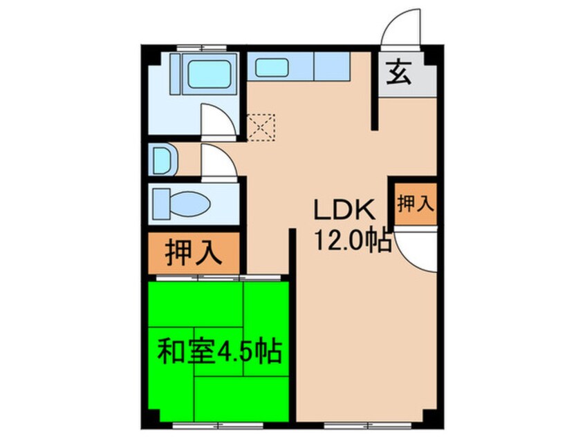 間取図 ミノルマンション