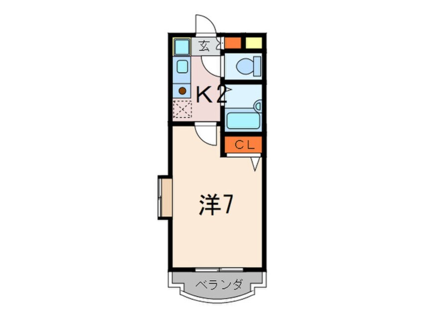 間取図 ルネッサンス　王子公園