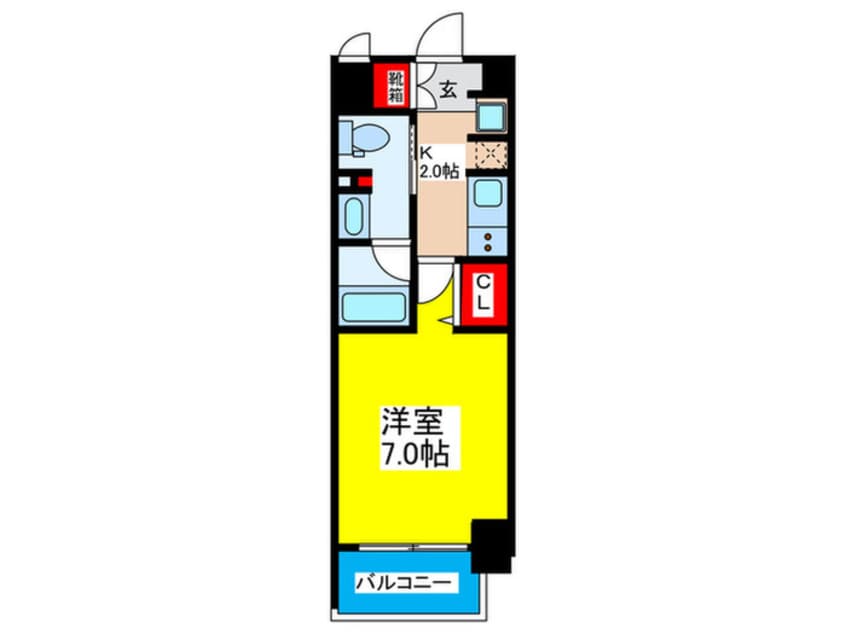 間取図 ルネフラッツ森小路駅前
